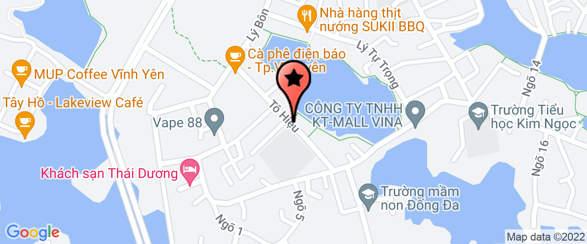 Bản đồ đến địa chỉ Công ty xuất nhập khẩu tổng hợp Vĩnh Nam- Vĩnh phúc