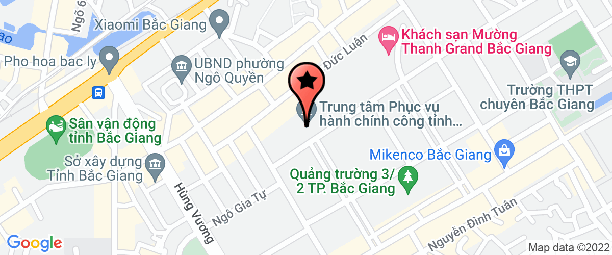 Bản đồ đến địa chỉ Công ty TNHH - 1TV xuất nhập khẩu hàng may mặc Ngọc Long