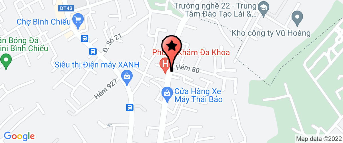 Bản đồ đến địa chỉ Công Ty Trách Nhiệm Hữu Hạn Một Thành Viên Cơ Khí Chính Xác Cường Phát