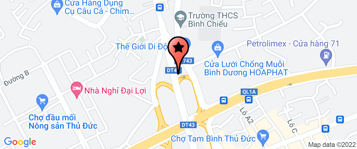 Bản đồ đến địa chỉ Công Ty TNHH Một Thành Viên Thương Mại Dịch Vụ Phú Đại Thành