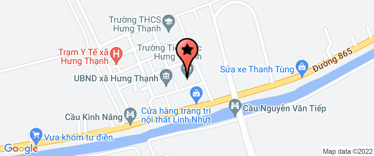 Bản đồ đến địa chỉ Trường Trung học cơ sở Hưng Thạnh