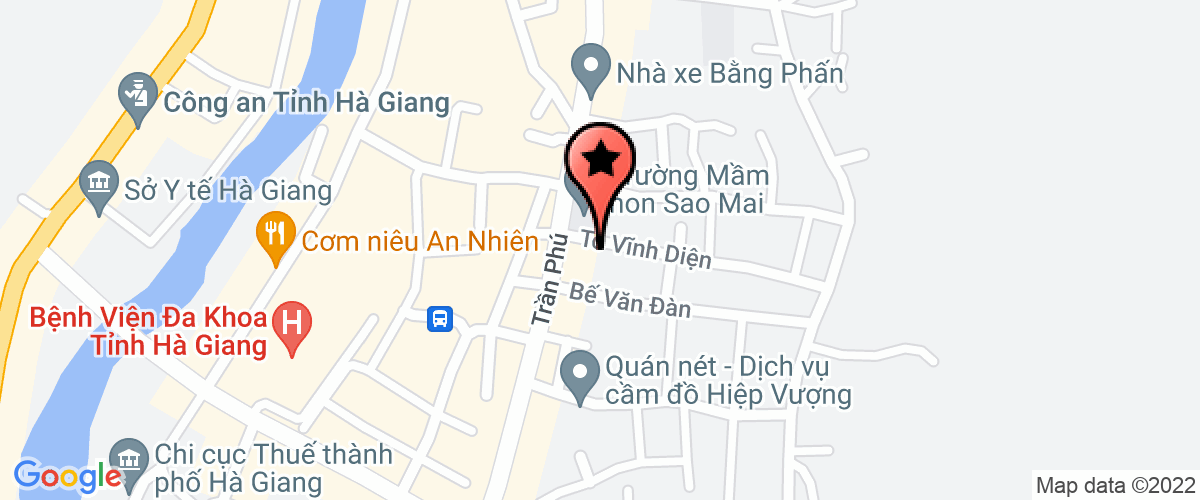 Bản đồ đến địa chỉ Trung tâm công tác xã hội trẻ em Hà Giang