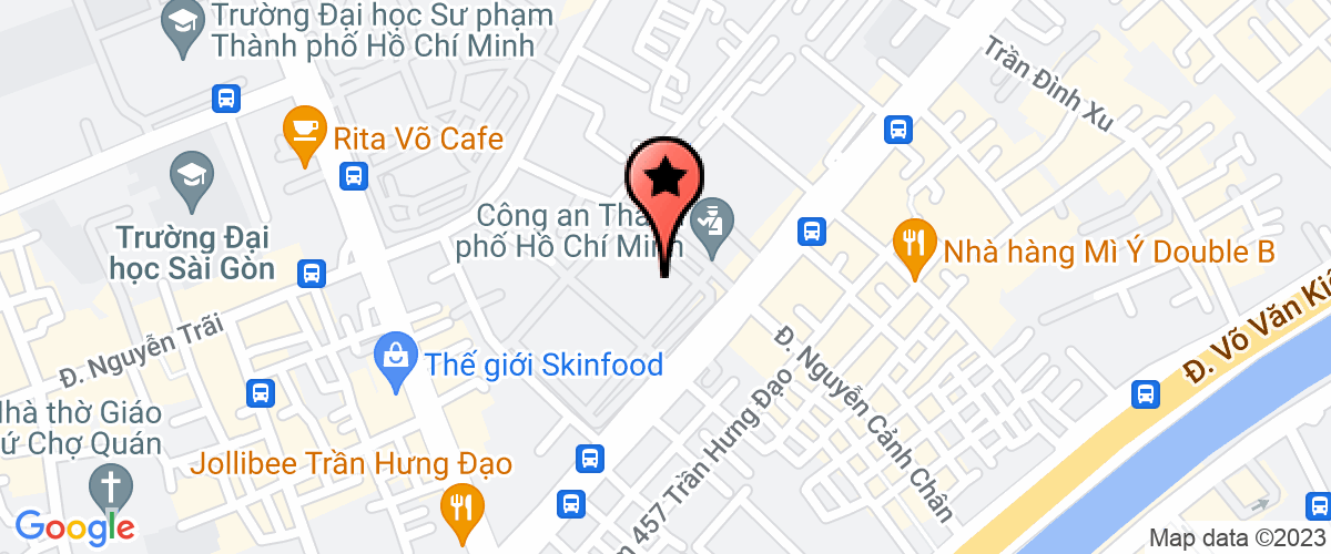 Bản đồ đến địa chỉ Chi Nhánh 268 Nguyễn Trãi - Công Ty TNHH Thời Trang Sóng Nhạc