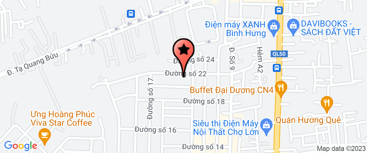 Bản đồ đến địa chỉ Cty TNHH Dịch Vụ Quảng Cáo Mẫn Lê
