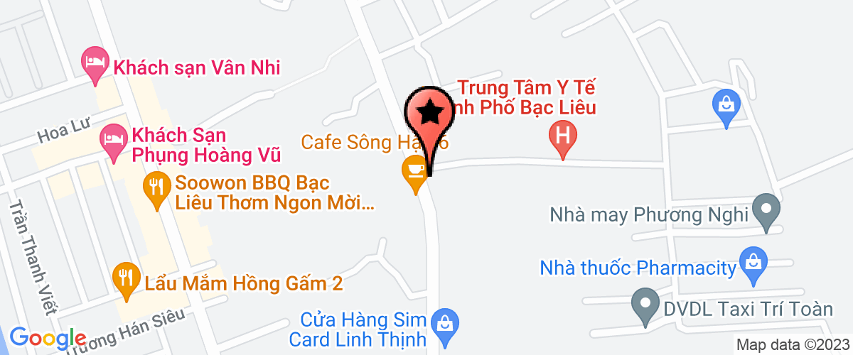 Bản đồ đến địa chỉ Công Ty TNHH Hà Nam Bạc Liêu