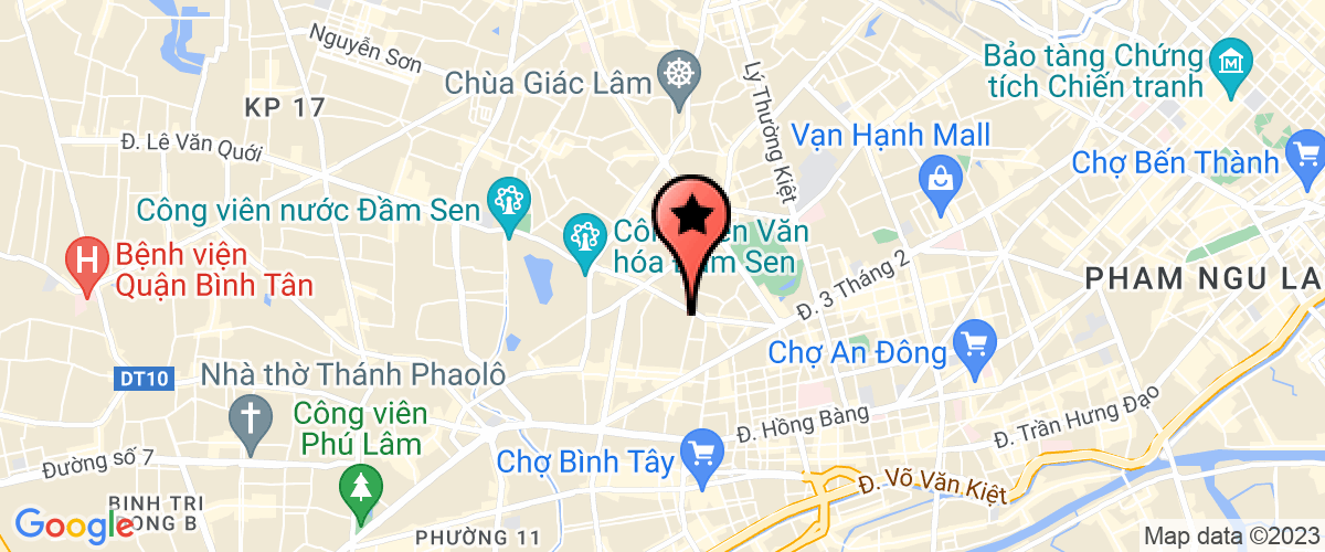 Bản đồ đến địa chỉ Chi Nhánh Công Ty TNHH Sản Xuất - Thương Mại Và Dịch Vụ Dân Đạt