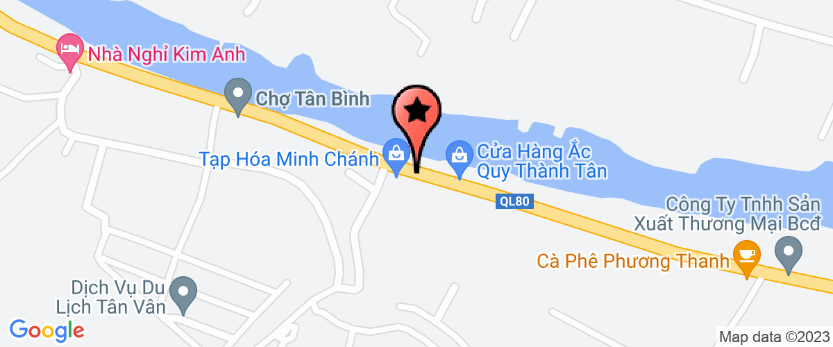 Bản đồ đến địa chỉ Công Ty Trách Nhiệm Hữu Hạn Sản Xuất Và Thương Mại Hòa Hưng