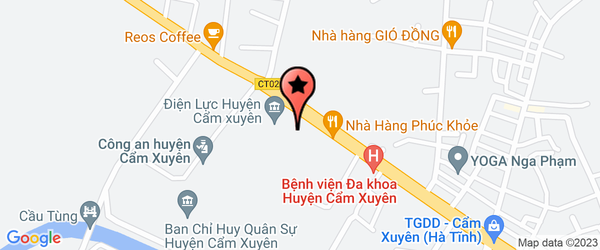 Bản đồ đến địa chỉ Chi Nhánh Công Ty TNHH Quang Triều Tại Cẩm Xuyên
