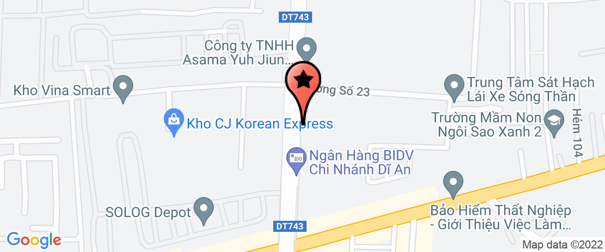 Bản đồ đến địa chỉ Công Ty TNHH Vật Liệu Xây Dựng - Thương Mại Đông Phương