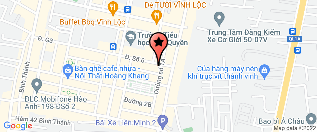 Bản đồ đến địa chỉ Công Ty TNHH Thương Mại Dịch Vụ Trần Ngọc Hân