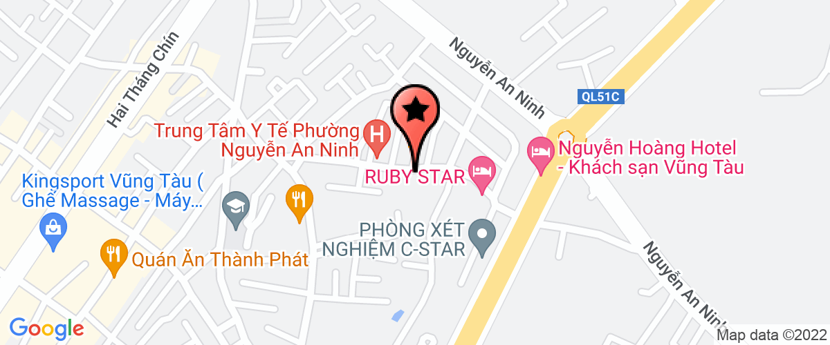 Bản đồ đến địa chỉ Công Ty Trách Nhiệm Hữu Hạn Dịch Vụ Bảo Vệ Toàn Thắng.