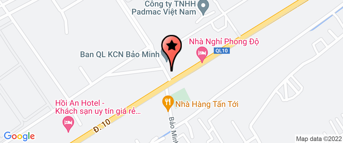 Bản đồ đến địa chỉ Công ty cổ phần dệt nhuộm Thiên Nam Sunrise