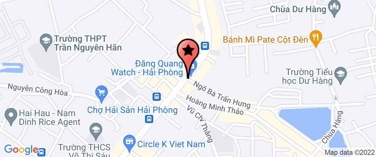 Bản đồ đến địa chỉ Chi Nhánh Công Ty Cổ Phần Công Trình Đô Thị Hải Phòng - Trung Tâm Quản Lý Và Khai Thác Điểm Đỗ Xe