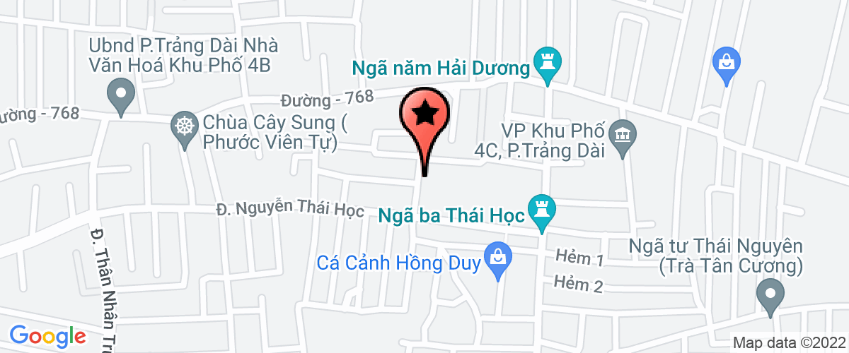 Bản đồ đến địa chỉ Công Ty TNHH Giầy Hạnh Phúc