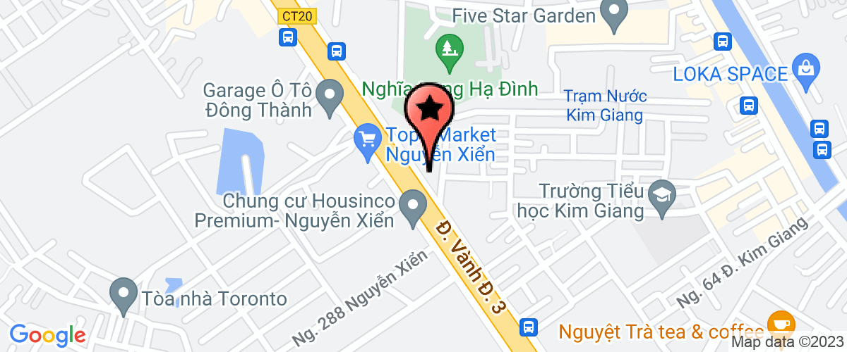 Bản đồ đến địa chỉ Chi Nhánh Công Ty Trách Nhiệm Hữu Hạn Cơ Khí Và Xây Dựng Kim Sơn Tại Hà Nội
