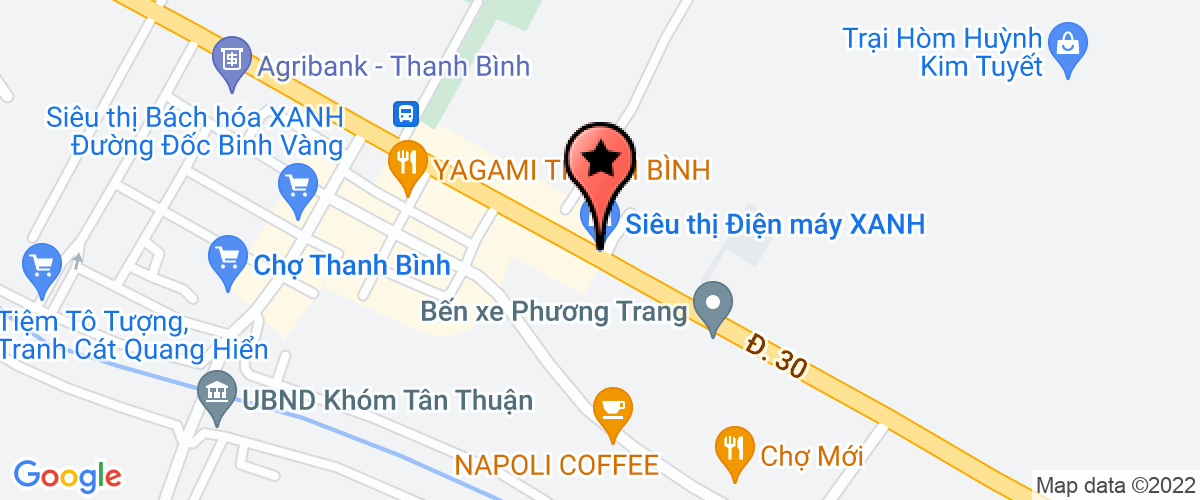 Bản đồ đến địa chỉ Doanh Nghiệp TN Tiệm Vàng Hoàng Long Thanh Bình