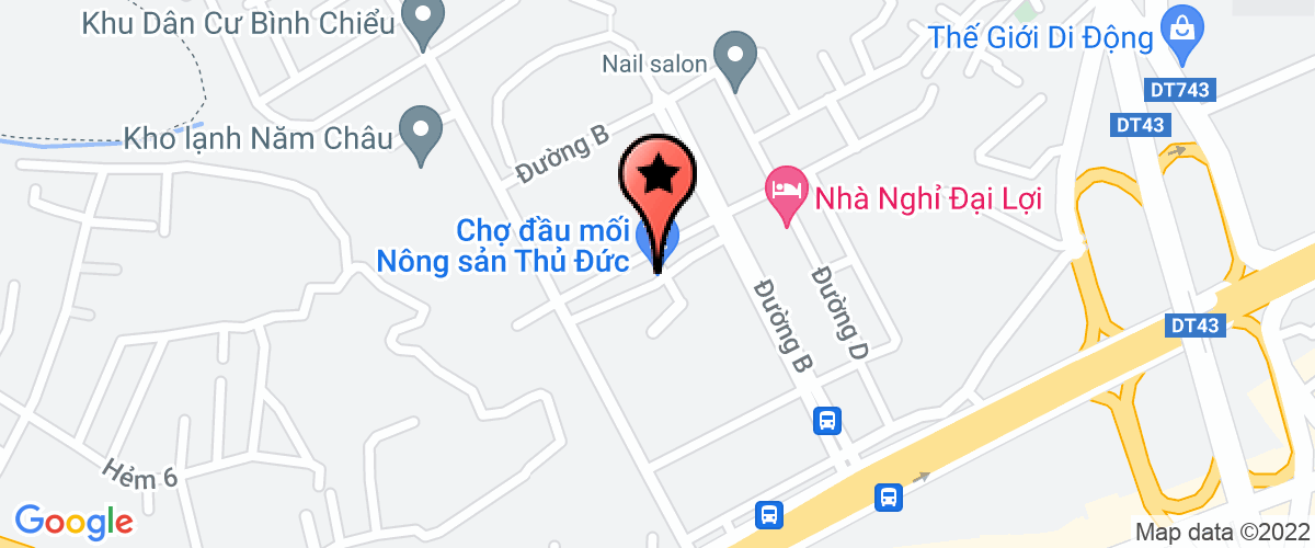 Bản đồ đến địa chỉ Công Ty TNHH Kinh Doanh Rau Củ Quả Thanh Tài