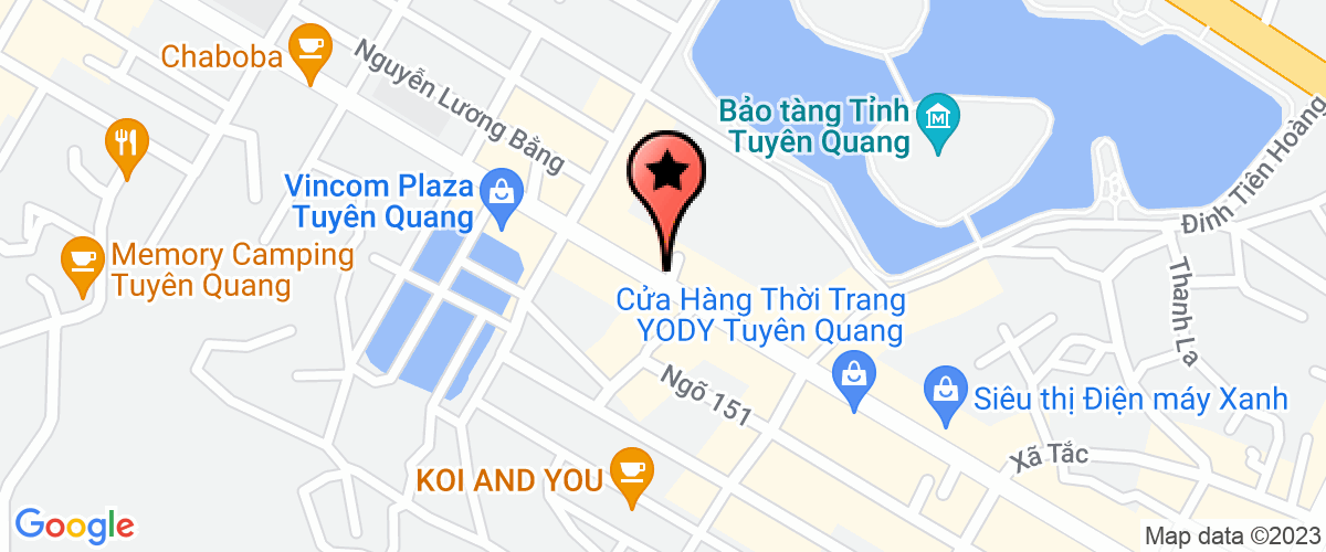 Bản đồ đến địa chỉ Chi Nhánh Tại Tỉnh Tuyên Quang - Công Ty TNHH Vincom Retail Miền Bắc