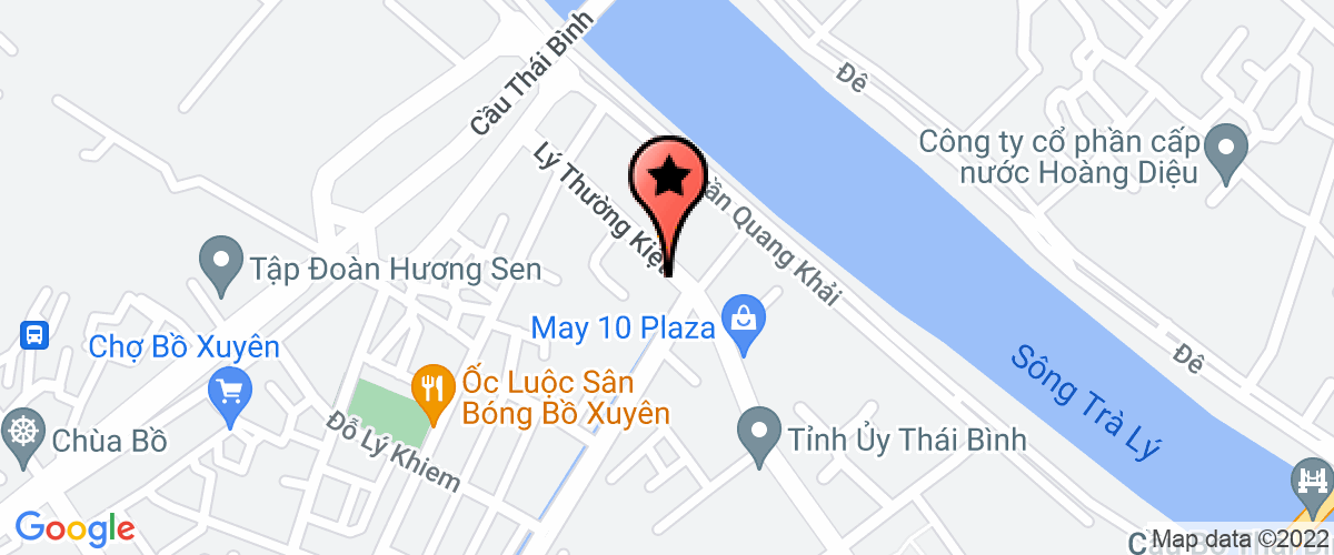 Bản đồ đến địa chỉ Công Ty Cổ Phần Vật Liệu Xây Dựng Và Chất Đốt Thái Bình.