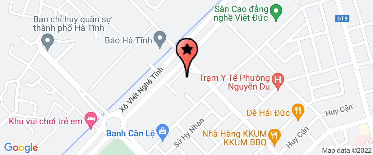 Bản đồ đến địa chỉ Công Ty TNHH Một Thành Viên Văn Thiết Trần