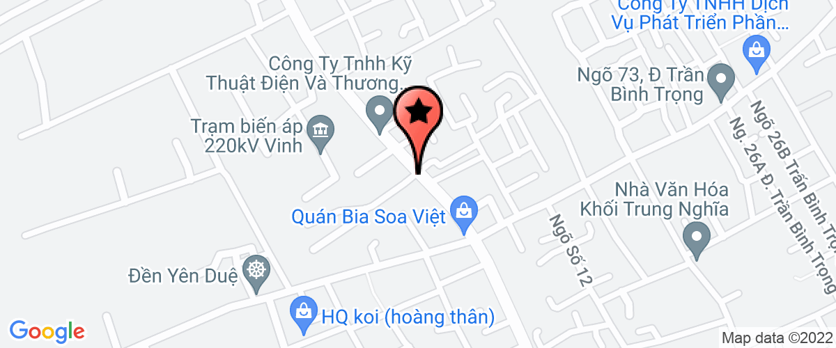 Bản đồ đến địa chỉ Công Ty TNHH In & Sản Xuất Bao Bì Nghệ An