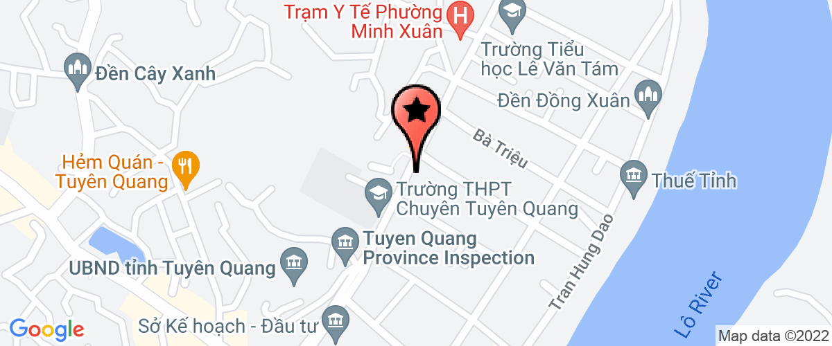 Bản đồ đến địa chỉ Công Ty Trách Nhiệm Hữu Hạn Hằng Hải Tuyên Quang