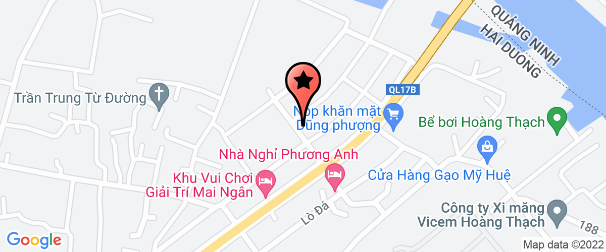 Bản đồ đến địa chỉ Công Ty TNHH Một Thành Viên Xi Măng Vicem Hoàng Thạch