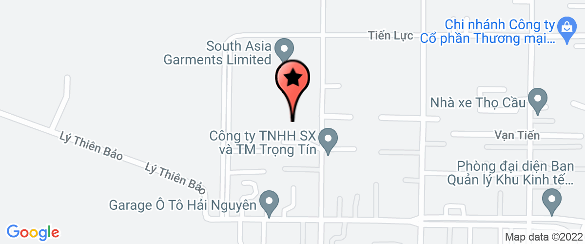 Bản đồ đến địa chỉ Công Ty TNHH Young Han