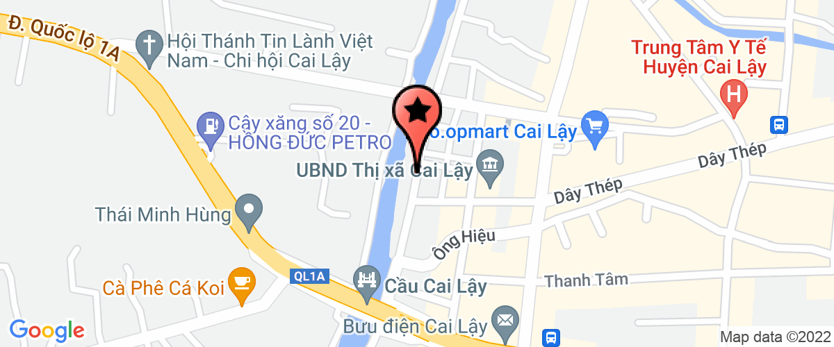 Bản đồ đến địa chỉ Trung tâm phát triển quỹ đất thị xã Cai Lậy