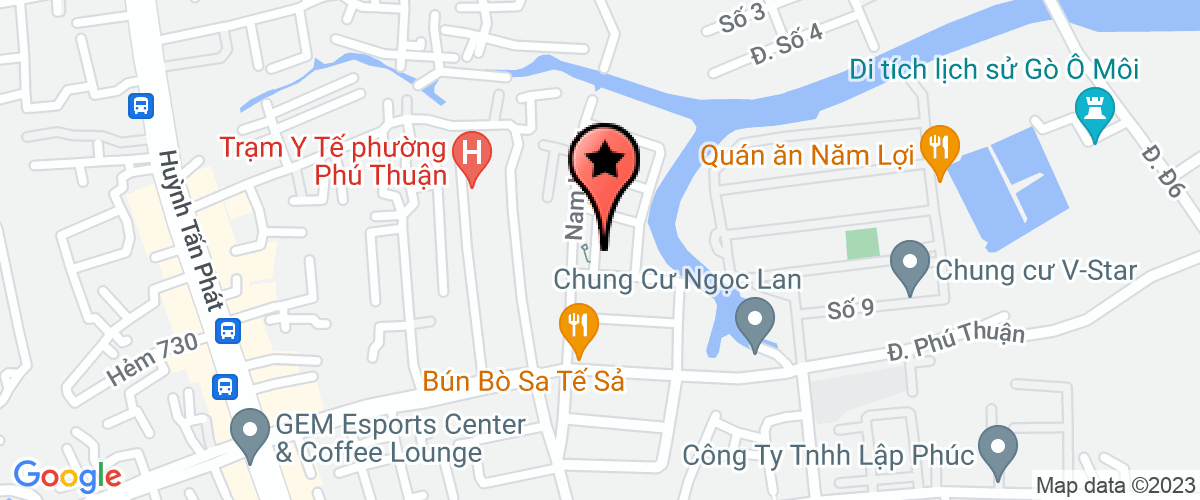 Bản đồ đến địa chỉ Công Ty TNHH Đầu Tư - Thương Mại - Dịch Vụ - Du Lịch Nam Long