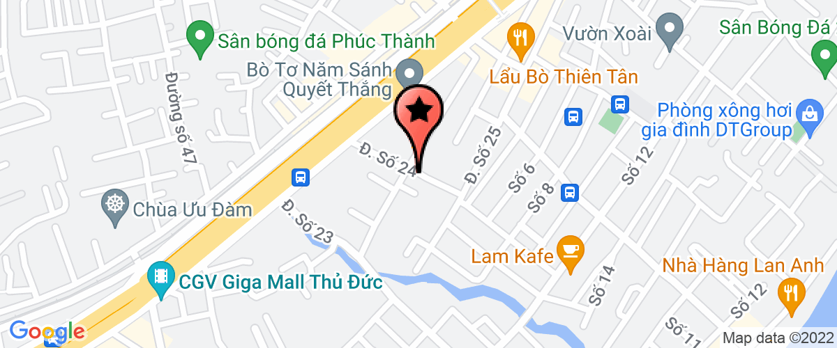 Bản đồ đến địa chỉ Công Ty TNHH Giải Pháp Ứng Dụng Dat