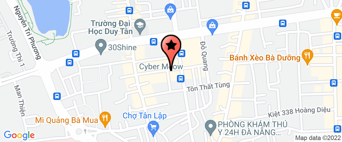 Bản đồ đến địa chỉ Văn Phòng Đại Diện Công Ty TNHH Dược Phẩm Khương Duy Tại Đà Nẵng
