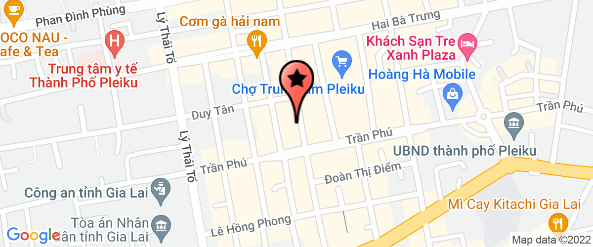 Bản đồ đến địa chỉ Công Ty TNHH Một Thành Viên Thương Mại Và Dịch Vụ Điện Lạnh Dương Trang Gia Lai