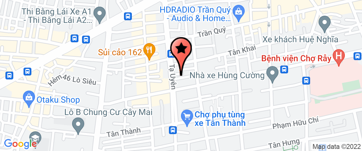 Bản đồ đến địa chỉ Công Ty TNHH Thiết Kế Xây Dựng Thương Mại Kiến Tín