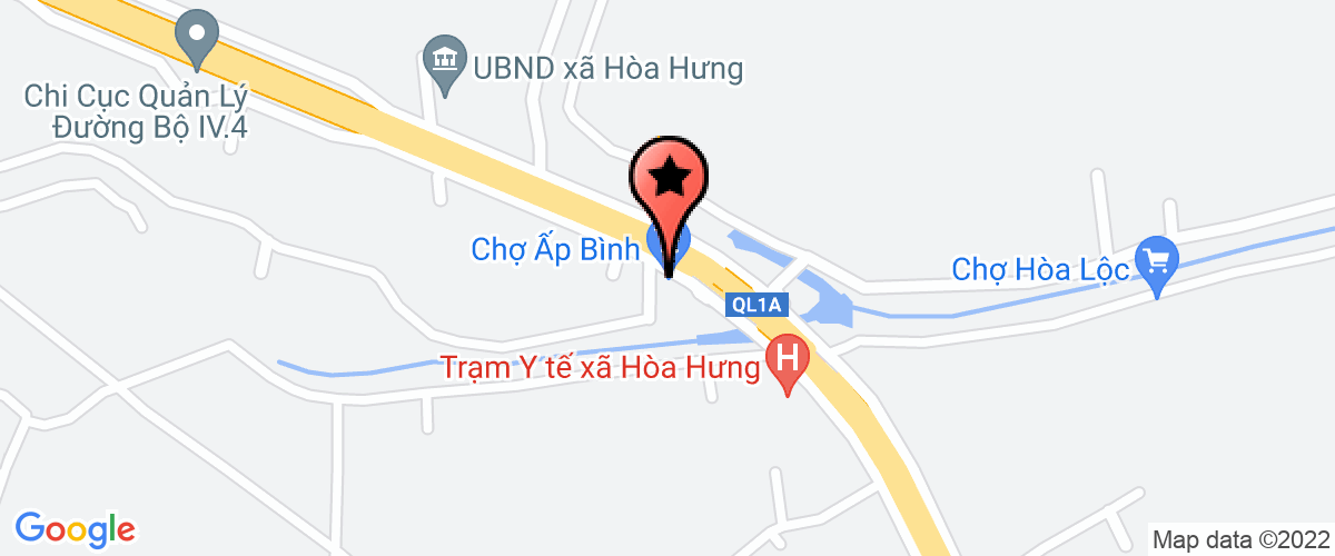 Bản đồ đến địa chỉ Công Ty Trách Nhiệm Hữu Hạn Thương Mại Xây Dựng Thuận Phát Cái Bè