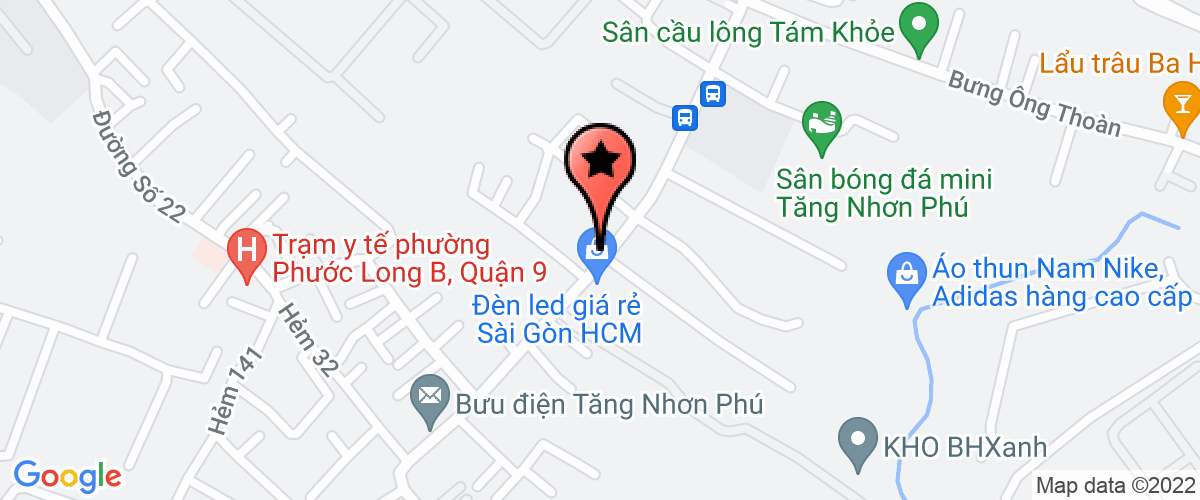 Bản đồ đến địa chỉ Công Ty TNHH Sản Xuất Thương Mại Dịch Vụ Xây Dựng Việt Cường