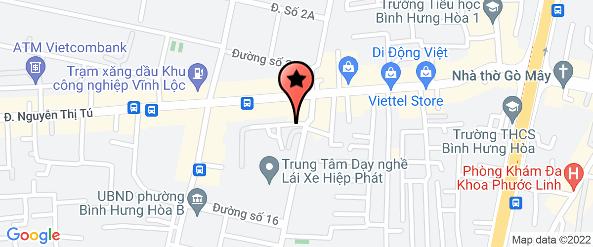 Bản đồ đến địa chỉ Công Ty TNHH Sản Xuất Thương Mại Dịch Vụ Thiên Sứ