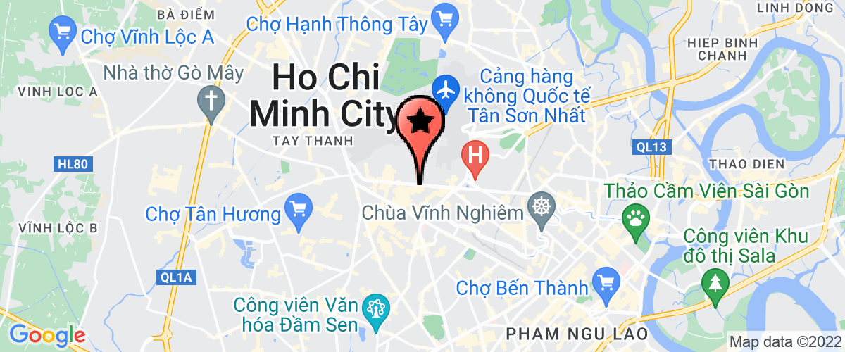 Bản đồ đến địa chỉ Công Ty TNHH Phát Triển Du Lich Lữ Hành Quốc Tế Phương Nam