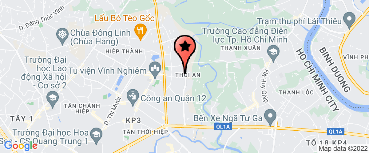Bản đồ đến địa chỉ Công Ty TNHH DV TM Môi Trường Và Xây Dựng Bảo Long
