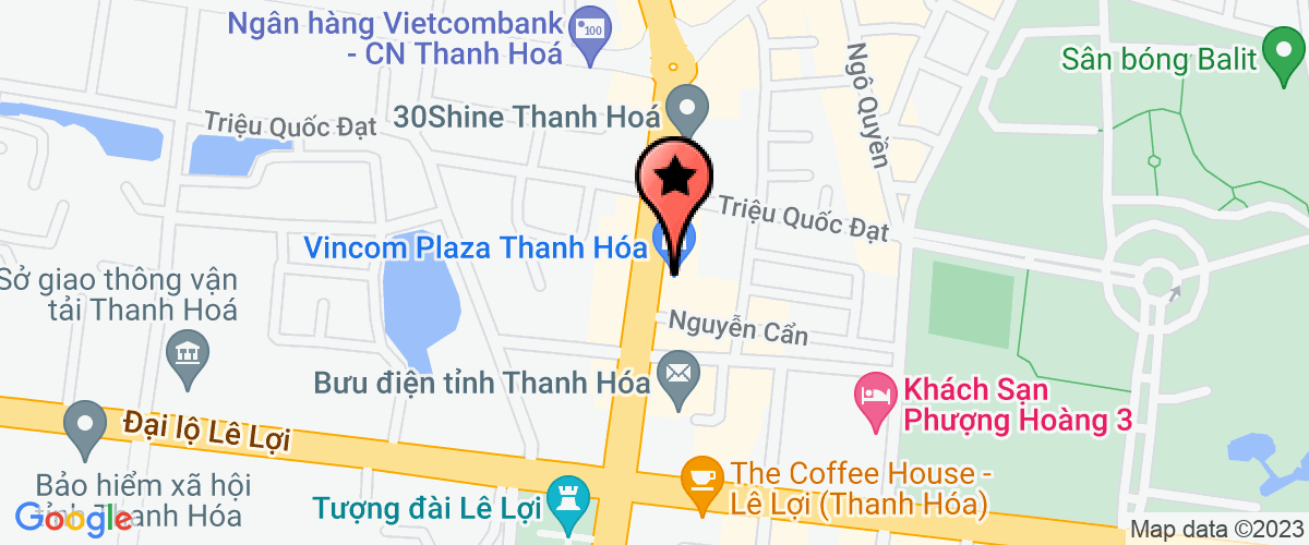 Bản đồ đến địa chỉ Công Ty Cổ Phần Hoco Việt Nam - Chi Nhánh Thanh Hóa