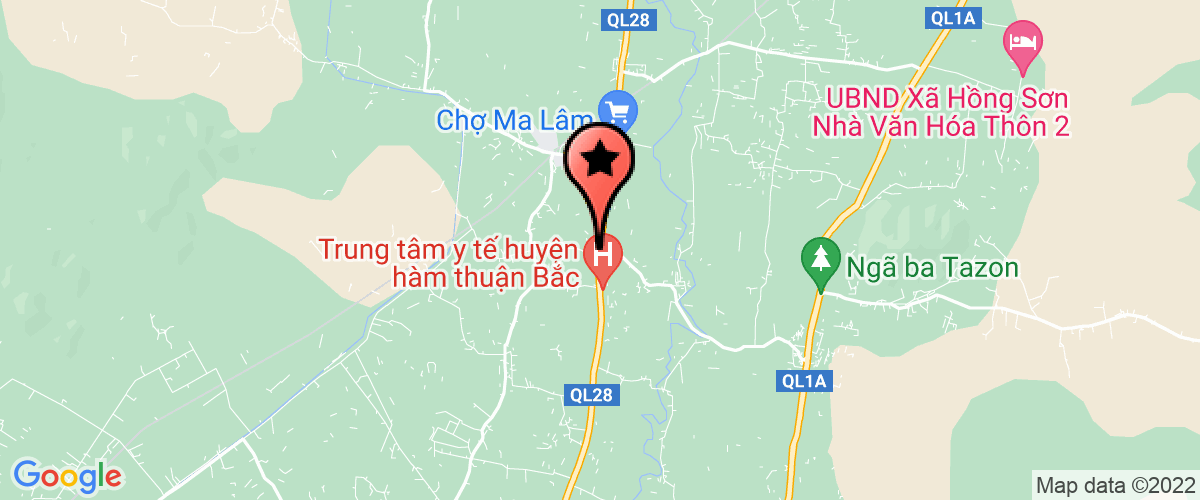 Bản đồ đến địa chỉ Viện Kiểm Sát Nhân Dân Huyện Hàm Thuận Bắc