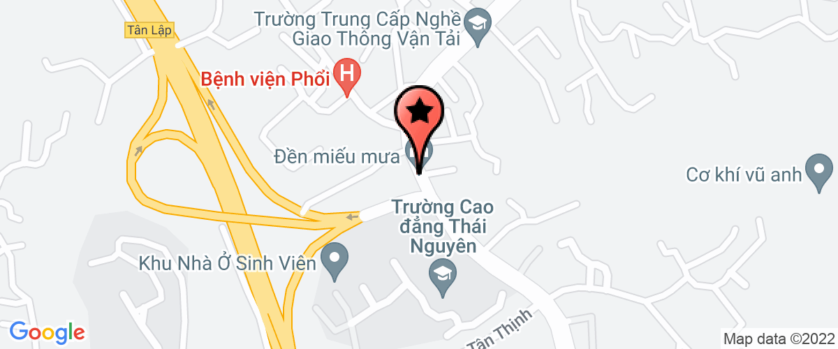 Bản đồ đến địa chỉ Công ty cổ phần khoáng sản thương mại Thiên Phú