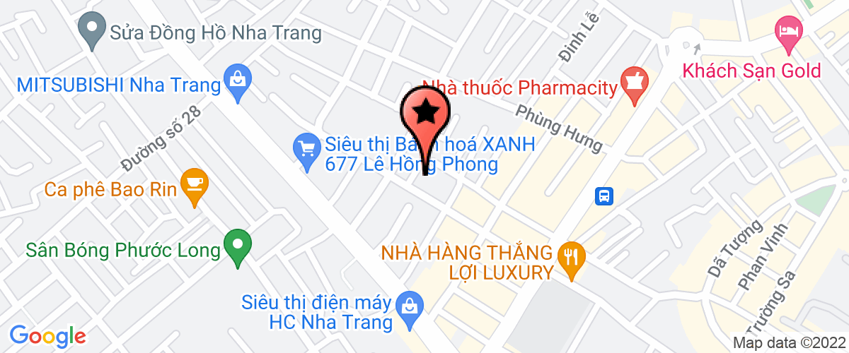Bản đồ đến địa chỉ Công Ty TNHH TM - DV Bida Hoàng Long
