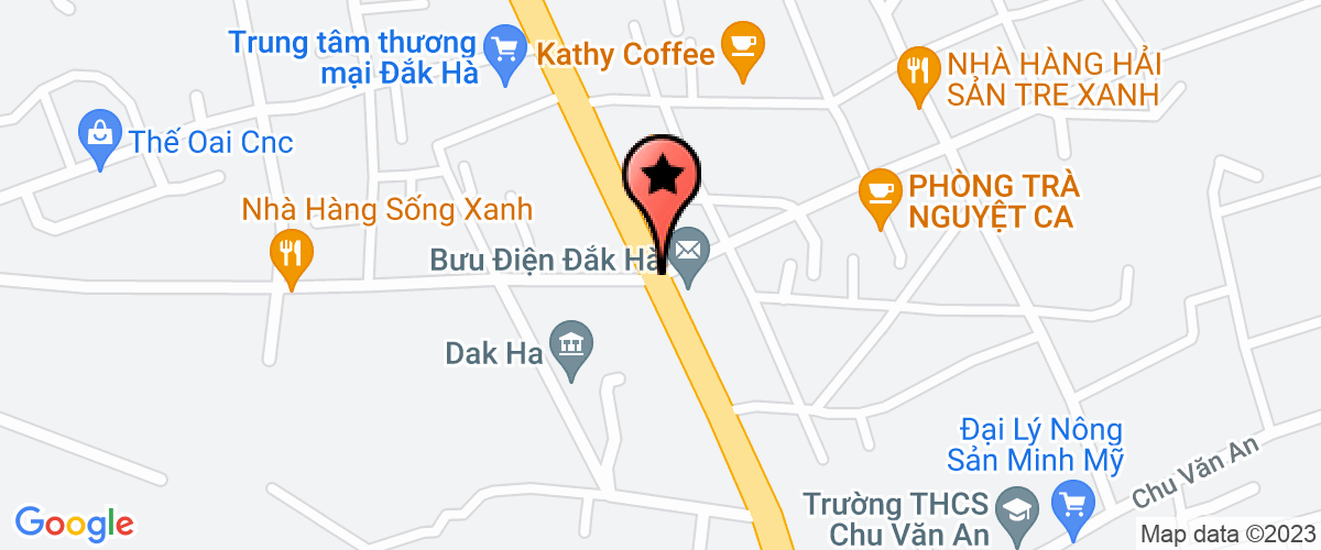 Bản đồ đến địa chỉ Bưu điện huyện ĐăkHà