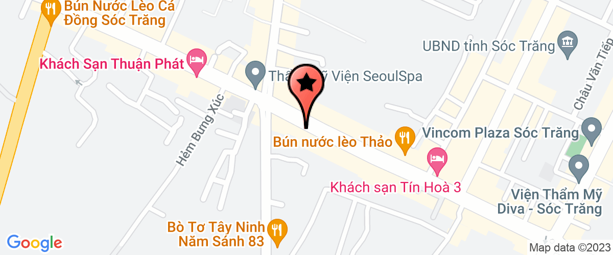 Bản đồ đến địa chỉ Ban điều hành bến xe khách Sóc Trăng