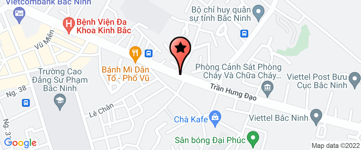 Bản đồ đến địa chỉ Công Ty TNHH Chuyển Phát Quốc Tế Dhl Bắc Ninh
