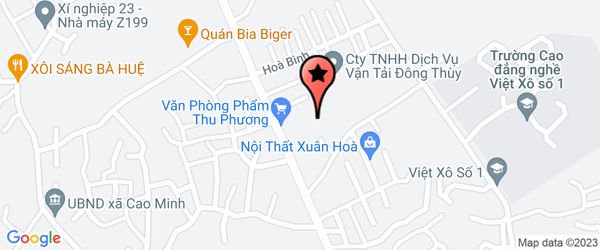 Bản đồ đến địa chỉ Công ty TNHH một thành viên đầu tư XD-thương mại Xuân Trà