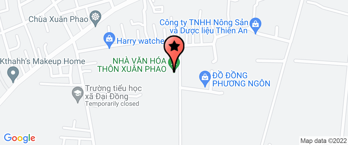 Bản đồ đến địa chỉ Công Ty TNHH Môi Trường Xanh Đại Đồng