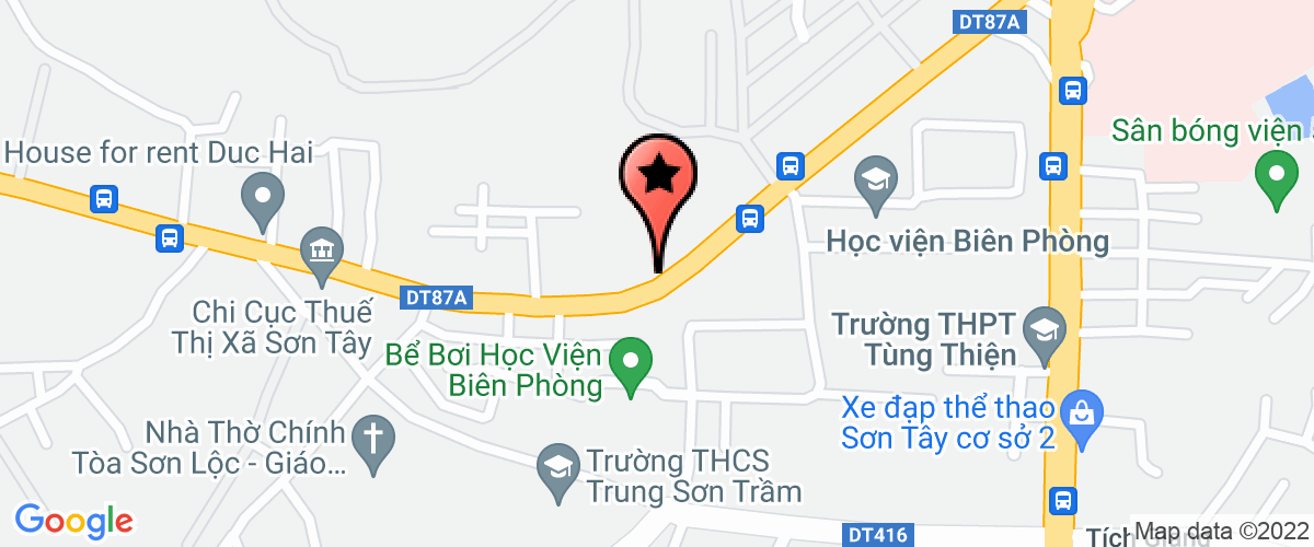Bản đồ đến địa chỉ Doanh nghiệp tư nhân xây dựng và thương mại Tùng An