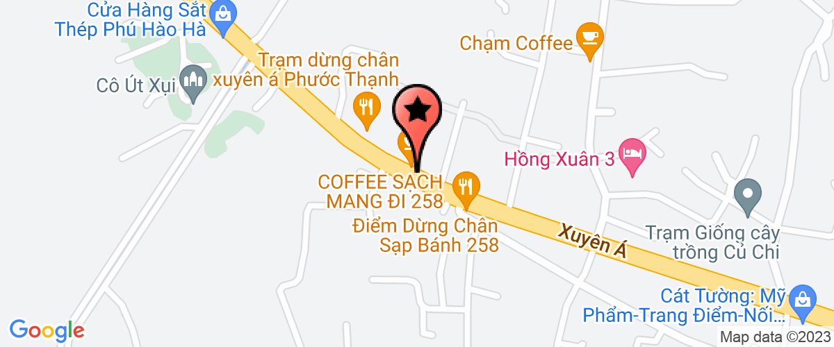 Bản đồ đến địa chỉ Chi Nhánh Công Ty Cổ Phần Đầu Tư Phát Triển Công Nghiệp - Thương Mại Củ Chi - Cửa Hàng Kinh Doanh Xă